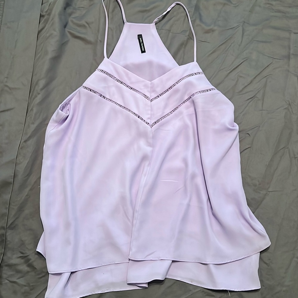 Lavender tank top/ float material/ 2 layers